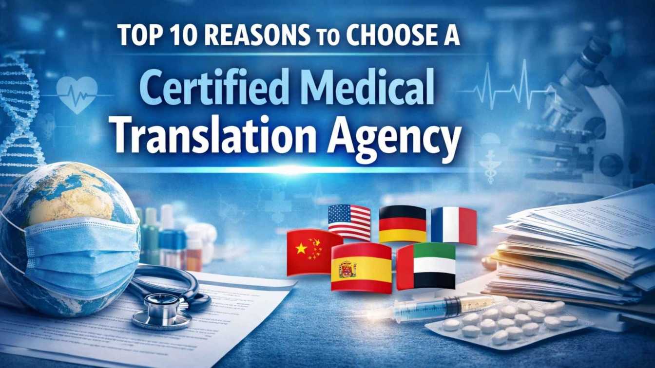 Top 10 Reasons to Choose a Certified Medical Translation Agency